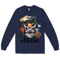 Navy pilot life gnome Long Sleeve Tee - BarkalooDesign