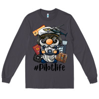Smoke pilot life gnome Long Sleeve Tee - BarkalooDesign