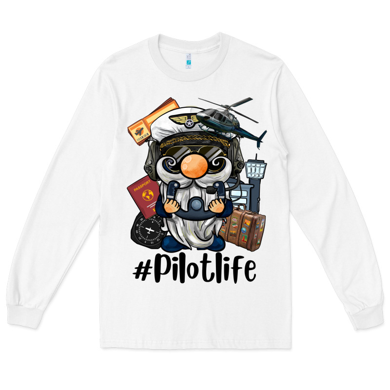 Pilot Life Gnome Long Sleeve Tee by BarkalooDesign | Teevron