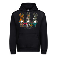 Black Hoppy Easter Urban Hoodie - CowhideDigitalArt