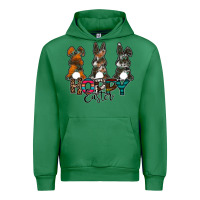 Emerald Hoppy Easter Urban Hoodie - CowhideDigitalArt