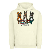 Pigment Pistachio Hoppy Easter Urban Hoodie - CowhideDigitalArt