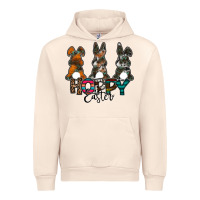 Sandshell Hoppy Easter Urban Hoodie - CowhideDigitalArt