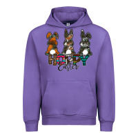 Tulip Hoppy Easter Urban Hoodie - CowhideDigitalArt