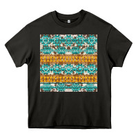 Asphalt aztec cowhide seamless Heavy Core Tee - AdoDesignShop