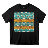 Black aztec cowhide seamless Heavy Core Tee - AdoDesignShop