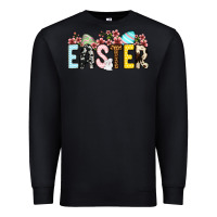 Black Western Easter Premium Sweatshirt - OliviaCreatesArt