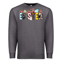 Charcoal Heather Western Easter Premium Sweatshirt - OliviaCreatesArt