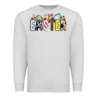 Dove Grey Western Easter Premium Sweatshirt - OliviaCreatesArt