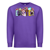 Purple Western Easter Premium Sweatshirt - OliviaCreatesArt