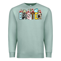 Seafoam Western Easter Premium Sweatshirt - OliviaCreatesArt