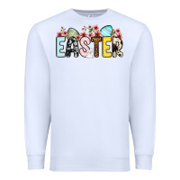White Western Easter Premium Sweatshirt - OliviaCreatesArt