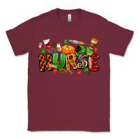 Burgundy fall nurse Classic Tee - MaliasSmallBusiness