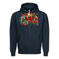 Navy cinco de mayo cma Zipper Hoodie - CowGirlArtShop