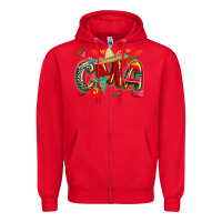 Red cinco de mayo cma Zipper Hoodie - CowGirlArtShop