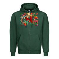 Sports Green cinco de mayo cma Zipper Hoodie - CowGirlArtShop