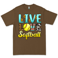 Cacao live love softball Premium Tee - LillyAllenDesigns