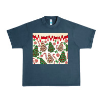 Midnight Navy christmas tree cakes Urban Heavy Tee - MaliasSmallBusiness