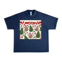 Navy christmas tree cakes Urban Heavy Tee - MaliasSmallBusiness