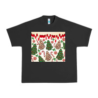 Pigment Black christmas tree cakes Urban Heavy Tee - MaliasSmallBusiness