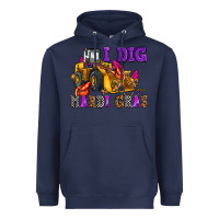 Navy i dig mardi gras olivia Heavyweight Hoodie - OliviaCreatesArt