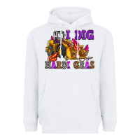 White i dig mardi gras olivia Heavyweight Hoodie - OliviaCreatesArt