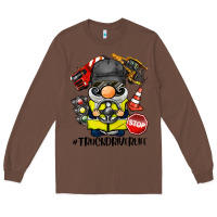 Chestnut truck driver life gnome Long Sleeve Tee - BarkalooDesign