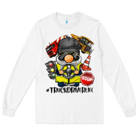 White truck driver life gnome Long Sleeve Tee - BarkalooDesign