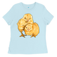 Baby Blue chicks Ladies Tee - Artiststas