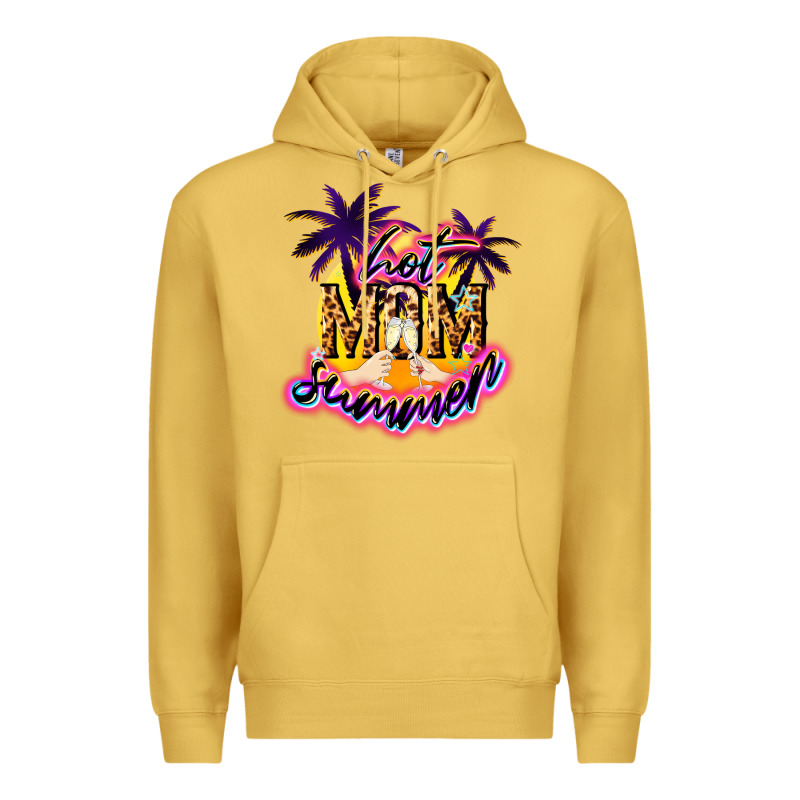 Hot Mom Summer Mother' Say Premium Hoodie by HowdyJamesFarm | Teevron
