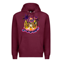 Burgundy Hot mom summer mother' say Premium Hoodie - HowdyJamesFarm