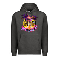Charcoal Heather Hot mom summer mother' say Premium Hoodie - HowdyJamesFarm
