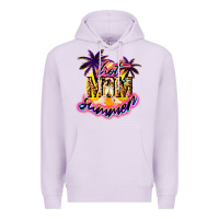Lilac Hot mom summer mother' say Premium Hoodie - HowdyJamesFarm