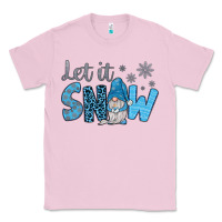 Bubblegum Pink let it snow Classic Tee - JahusDesignShop