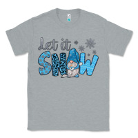 Heather Grey let it snow Classic Tee - JahusDesignShop