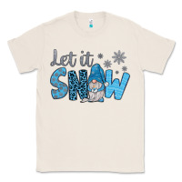 Natural let it snow Classic Tee - JahusDesignShop