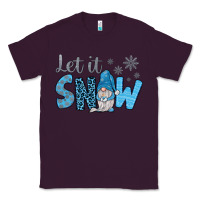 Plum let it snow Classic Tee - JahusDesignShop