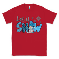 Red let it snow Classic Tee - JahusDesignShop