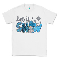 White let it snow Classic Tee - JahusDesignShop
