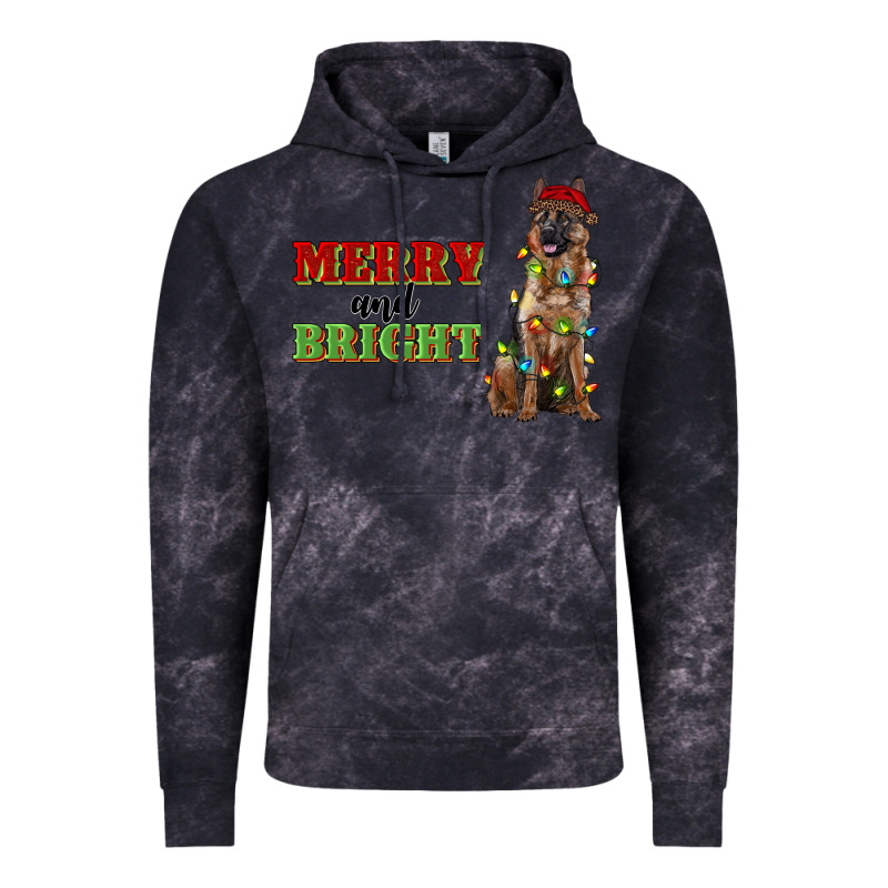 Merry And Bright German Shepherd Vintage Hoodie by RanaPortraitStore | Teevron