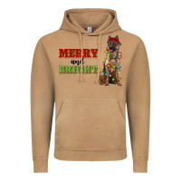Vintage Camel merry and bright german shepherd Vintage Hoodie - RanaPortraitStore