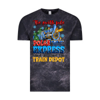 Cloud Black thr north pole polar express admit one round trip Vintage Tee - MaliasSmallBusiness