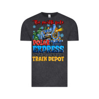 Vintage Black thr north pole polar express admit one round trip Vintage Tee - MaliasSmallBusiness