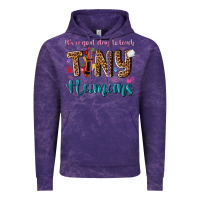 Cloud Purple its a good day to teach tiny humans Vintage Hoodie - NancyCooperArtShop