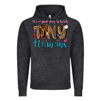 Vintage Black its a good day to teach tiny humans Vintage Hoodie - NancyCooperArtShop