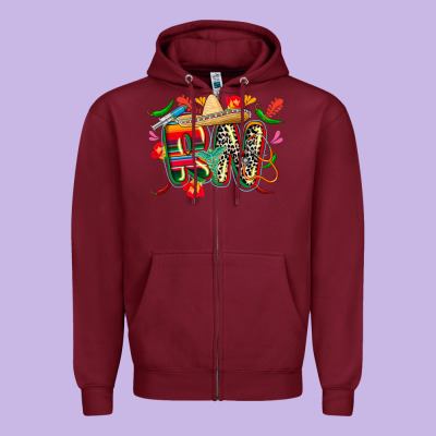 Cinco De Mayo Rn Zipper Hoodie Designed By Cowgirlartshop