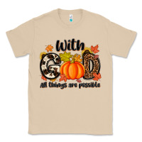Mushroom with god all things are possible Classic Tee - MaliasSmallBusiness