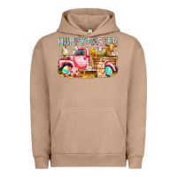 Pigment Burro Happy Easter Animal Farm Truck Urban Hoodie - CowhideDigitalArt