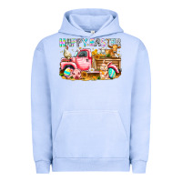 Pigment Grape Ice Happy Easter Animal Farm Truck Urban Hoodie - CowhideDigitalArt