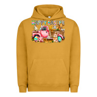Pigment Peanut Butter Happy Easter Animal Farm Truck Urban Hoodie - CowhideDigitalArt